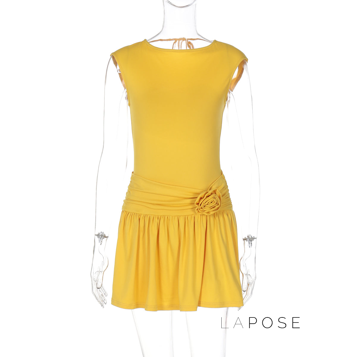 Aylee Backless Pleated Mini Dress [WQSI4RAX]