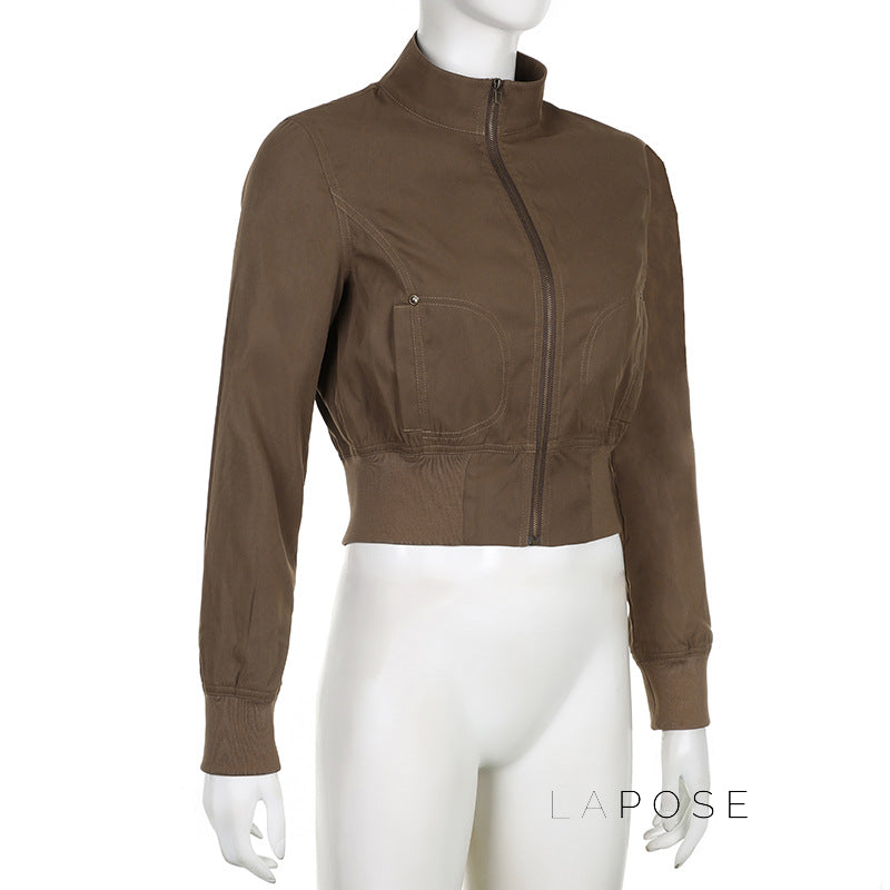 Ayleen Cropped Utility Jacket [L1936N5M]