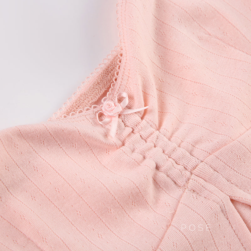 Ayleen Jacquard Bustier Knit Top