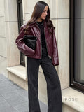 Ayven Oversized Faux Leather Jacket [DPSZBXAA]
