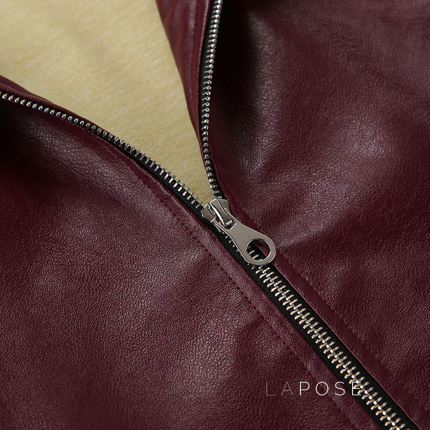 Ayven Oversized Faux Leather Jacket [7YEN6CLC]