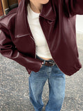 Ayven Oversized Faux Leather Jacket [U4N16QFA]