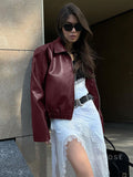 Ayven Oversized Faux Leather Jacket [9BPOBKOP]