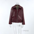 Ayven Oversized Faux Leather Jacket [GAUKCSZZ]
