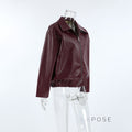 Ayven Oversized Faux Leather Jacket [KQIEW23L]