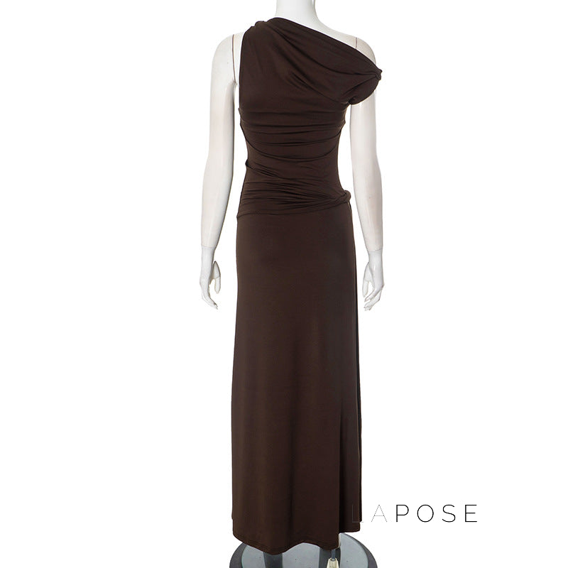 Azalia Twisted Draped Dress [42DRQLLW]