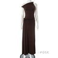 Azalia Twisted Draped Dress [6GMKQD67]
