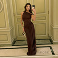 Azalia Twisted Draped Dress [CFGIX5IW]