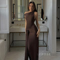 Azalia Twisted Draped Dress [7MU52B9V]