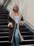 Azlyn Reversible Faux Fur Coat [N49322F2]
