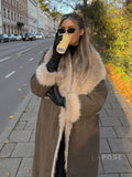 Azlyn Reversible Faux Fur Coat [HRML3WS9]