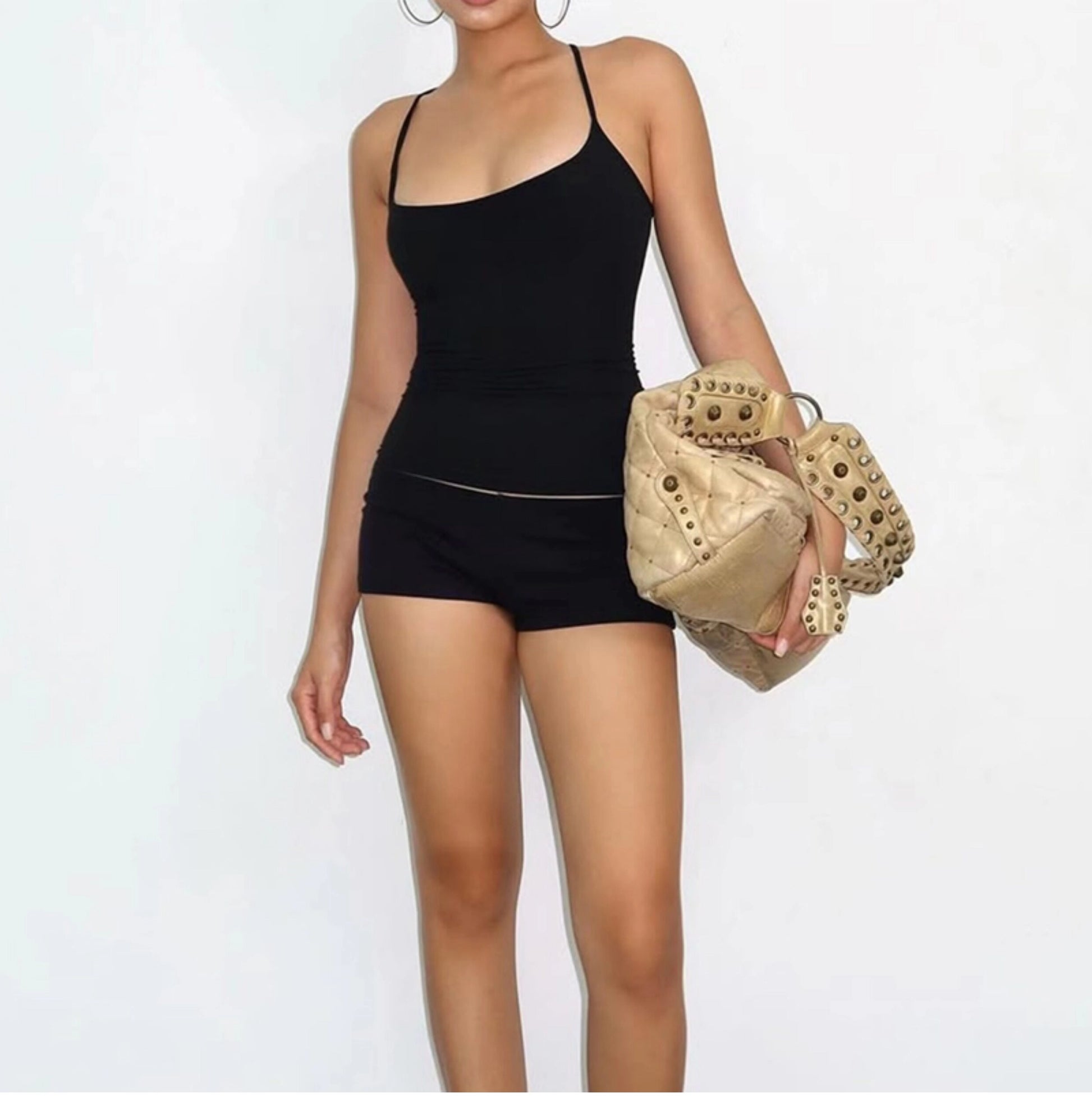 Backless U-Neck Camisole Top [1O2EBCYU]