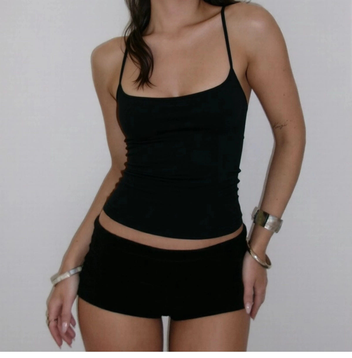 Backless U-Neck Camisole Top [GF9H4PLK]