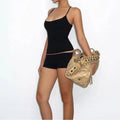 Backless U-Neck Camisole Top [7QS8S8CG]