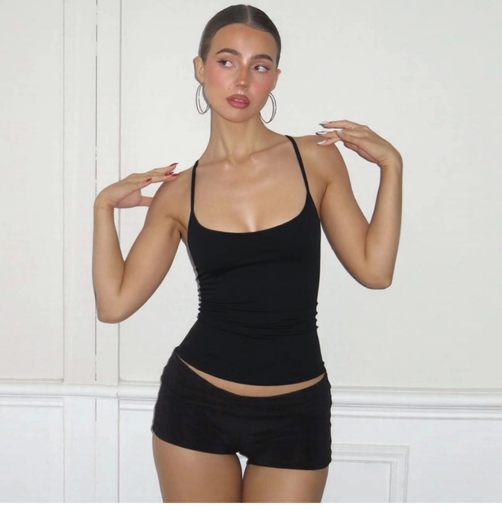 Backless U-Neck Camisole Top [6D8N9NH8]