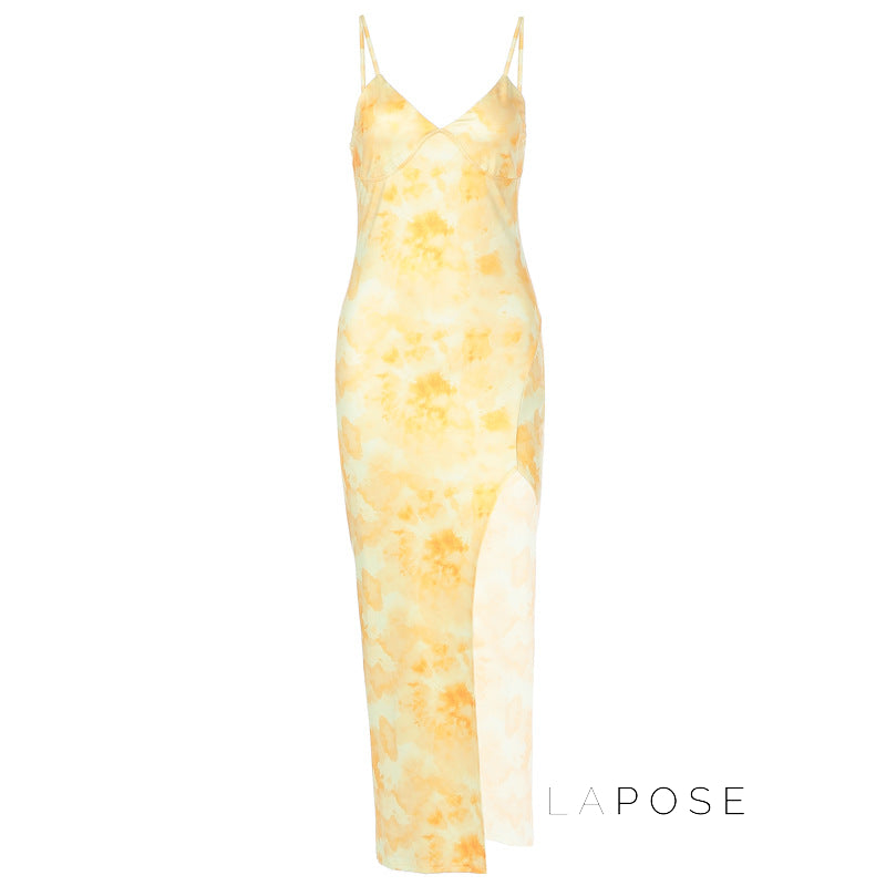 Batya Floral Backless Maxi Dress [911RDDOL]