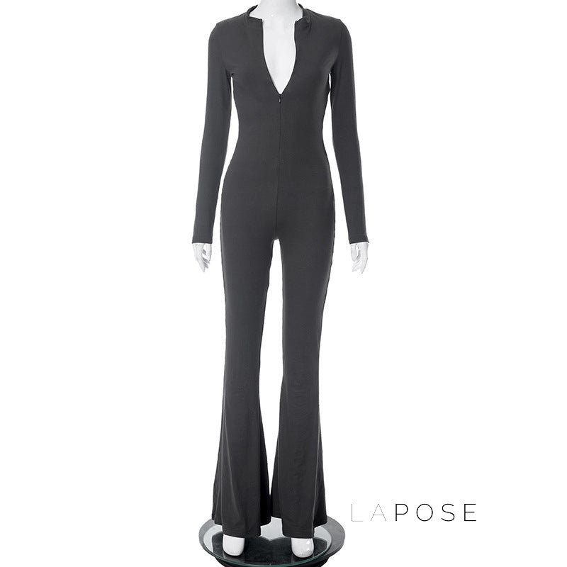 Beckett Utility Flared Jumpsuit [0AG3YCP4]