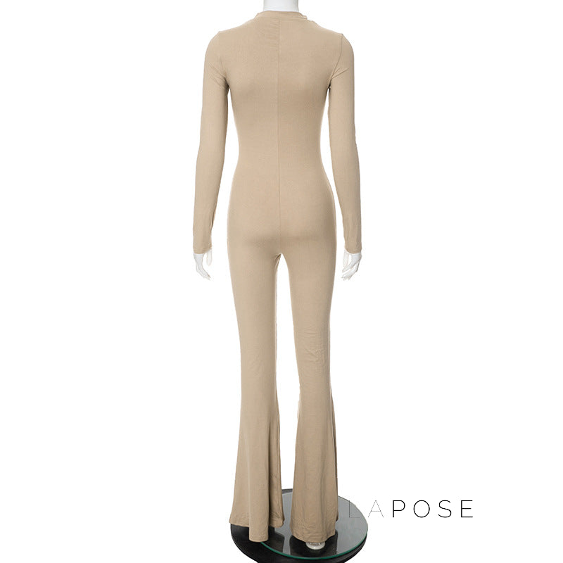 Beckett Utility Flared Jumpsuit [E2XFDQSY]