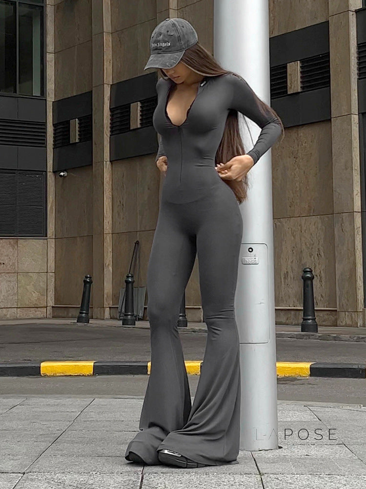 Beckett Utility Flared Jumpsuit [Y8X6RYP8]