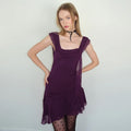 Bellamarie Ruffled Chiffon Mini Dress [RLQFHYGO]
