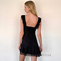 Bellamarie Ruffled Chiffon Mini Dress [GR5I2UEW]