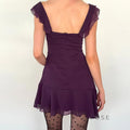Bellamarie Ruffled Chiffon Mini Dress [KA1G4D6F]