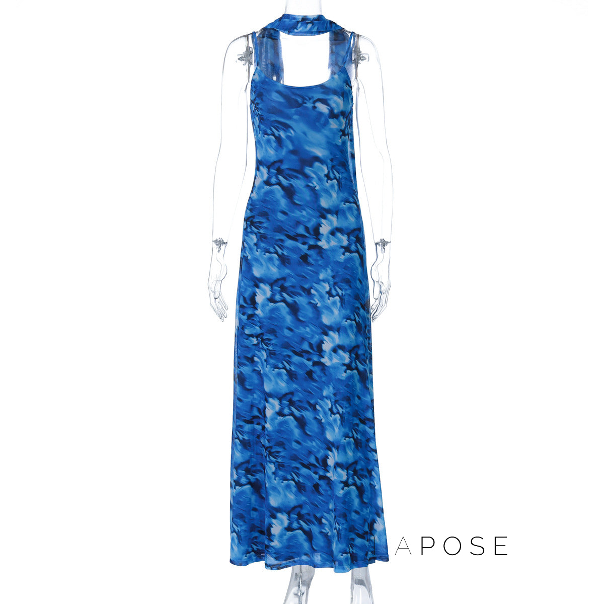 Bennett Printed Backless Maxi Dress [G2EI12NN]