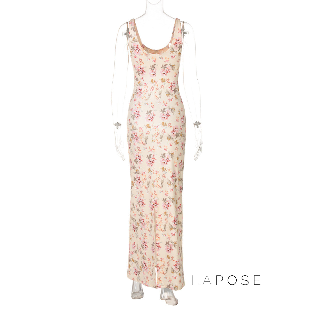 Bentlee Floral Backless Maxi Dress [1QE8ACQI]