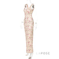 Bentlee Floral Backless Maxi Dress [EJS9J494]