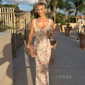 Bentlee Floral Backless Maxi Dress [EAVGHS1Q]