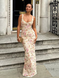 Bentlee Floral Backless Maxi Dress [4A5URICB]