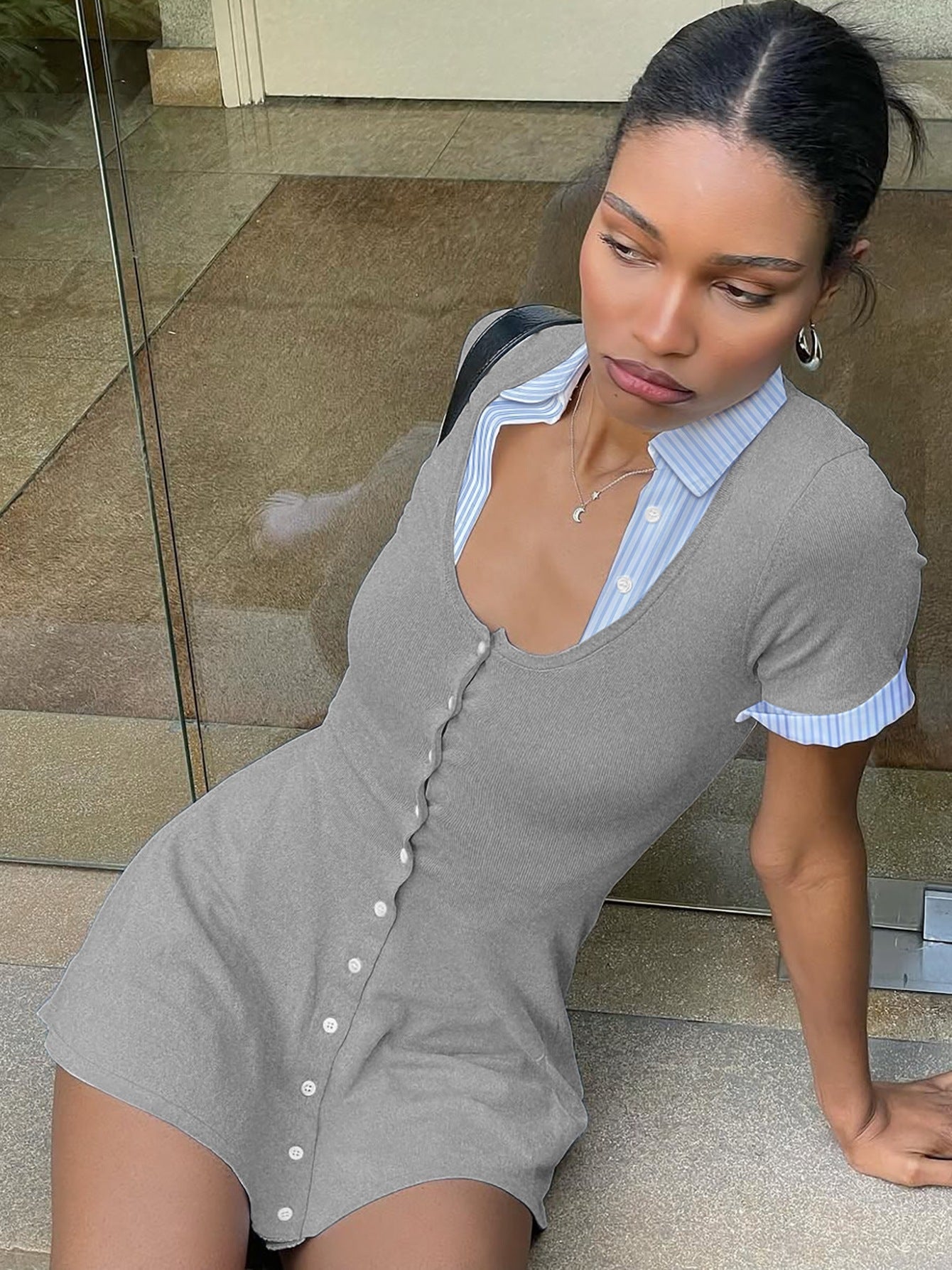 Bentleigh Contrast Polo Mini Dress [1W8MYU9J]