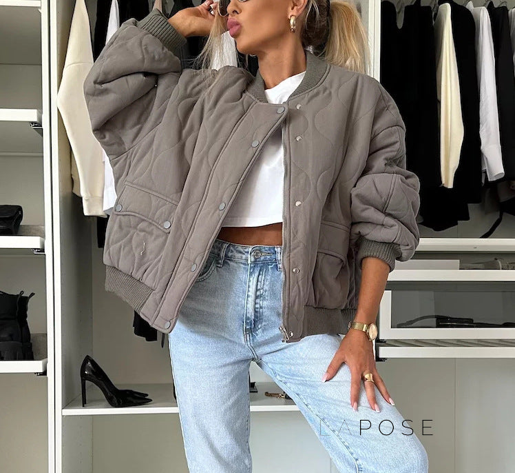 Bentleigh Padded Button Coat [0F9IAFWO]