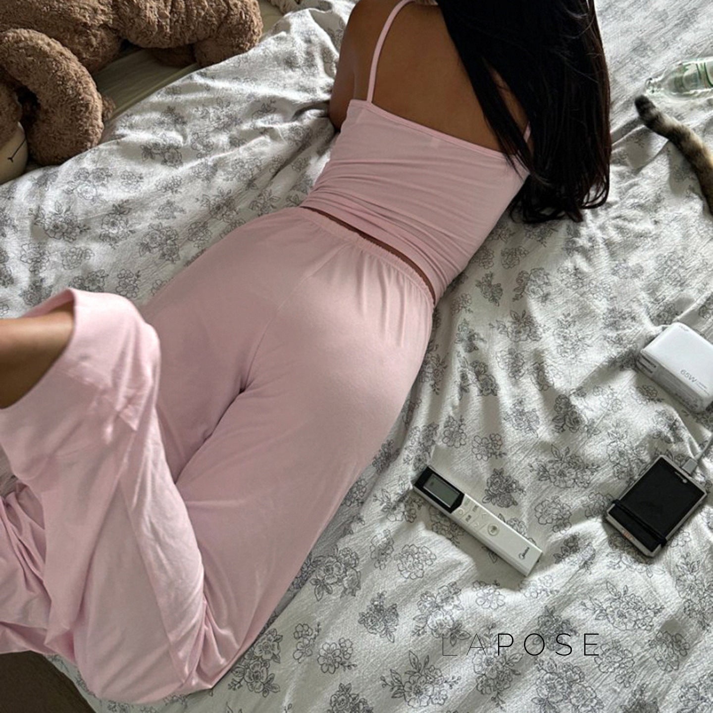 Berklee Spliced Camisole Lounge Set [Z84HADBY]