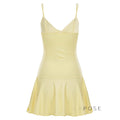 Blakelee Pleated Strappy Mini Dress [8Z1RC6O3]