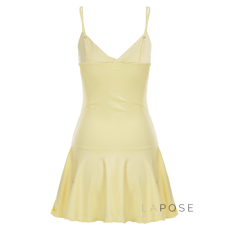 Blakelee Pleated Strappy Mini Dress [8Z1RC6O3]