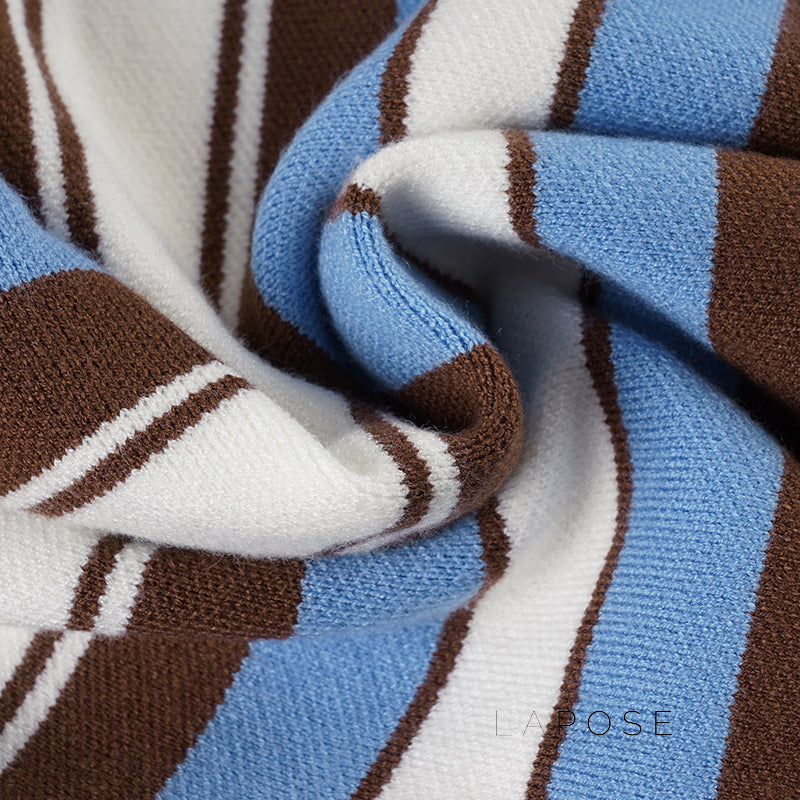 Blakelynn Striped Button Cardigan [WA3G81G1]
