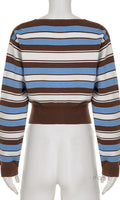 Blakelynn Striped Button Cardigan [MA50609M]