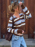 Blakelynn Striped Button Cardigan [IG7E4PF8]