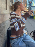 Blakelynn Striped Button Cardigan [RJYNFMX4]