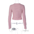 Bo Striped Button-Up Cardigan [ZG4LBG5O]