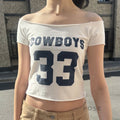 Bobbie Digital Print One Shoulder Crop Top [X4HGQ4CU]