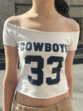 Bobbie Digital Print One Shoulder Crop Top [7SEERL6O]
