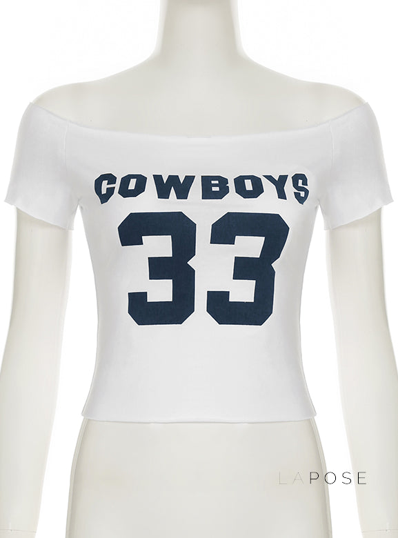 Bobbie Digital Print One Shoulder Crop Top [CIMJV8SG]