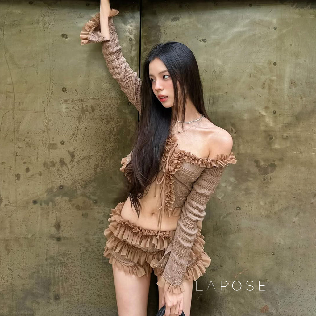 Bobbie Tie-Front Crop Cardigan [C85LU6A0]
