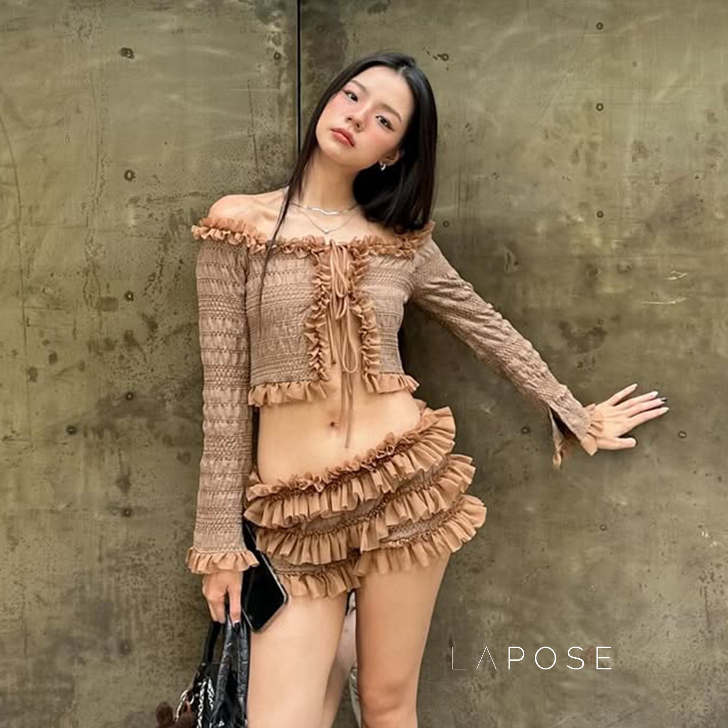 Bobbie Tie-Front Crop Cardigan [M2RF9Z40]