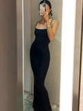 Bodycon Floor-Length Cami Dress [9LAA62KQ]