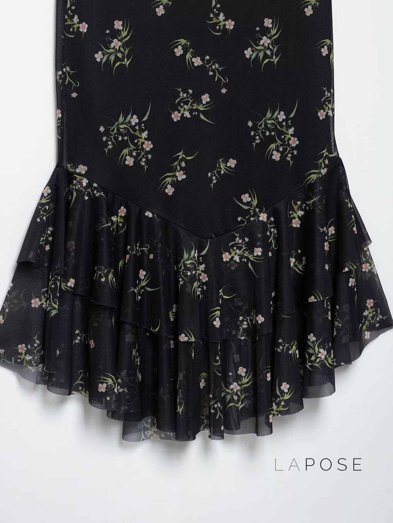 Bracha Printed Tulle Maxi Skirt [A1GOTI25]