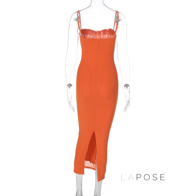 Brailynn Lace Maxi Dress [M28K3LPP]