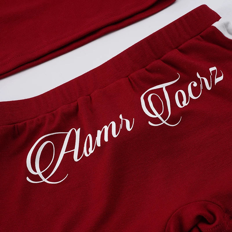 LaPose - Brandi Sporty V-Neck Shorts Set